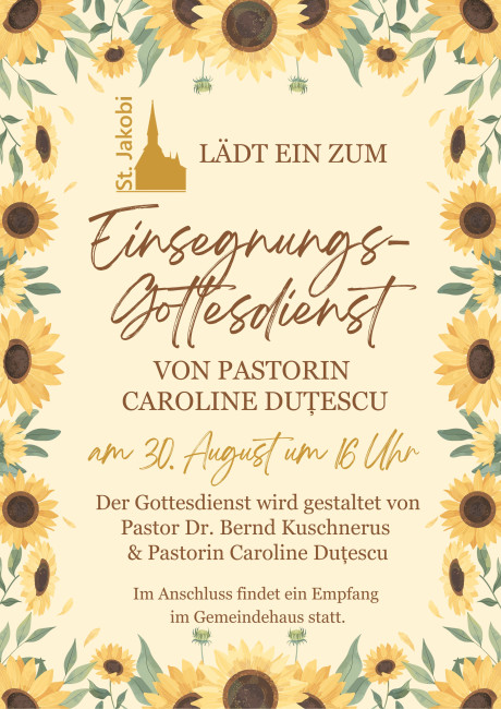 Einsegnungs-Gottesdienst